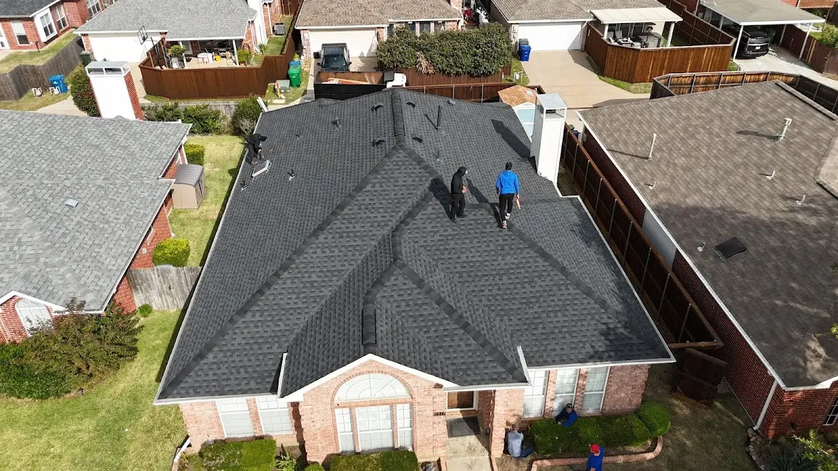 Slate & Tile Roof Repair work in progress on a Manhattan Beach property